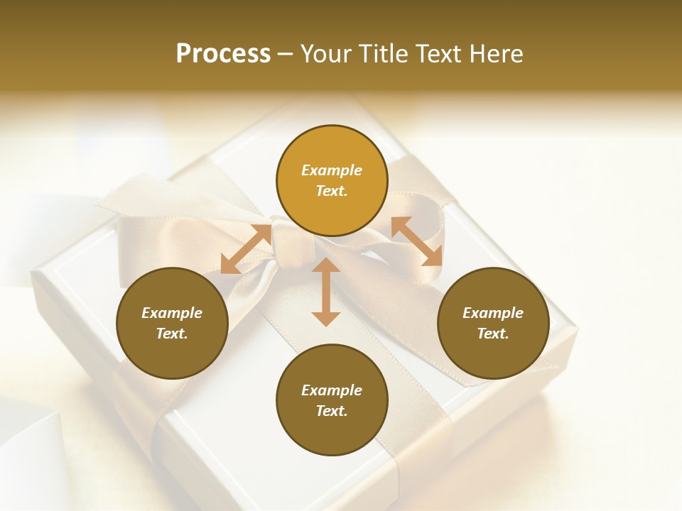 Symbol Ribbon Romantic PowerPoint Template
