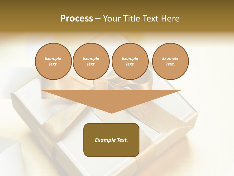 Symbol Ribbon Romantic PowerPoint Template