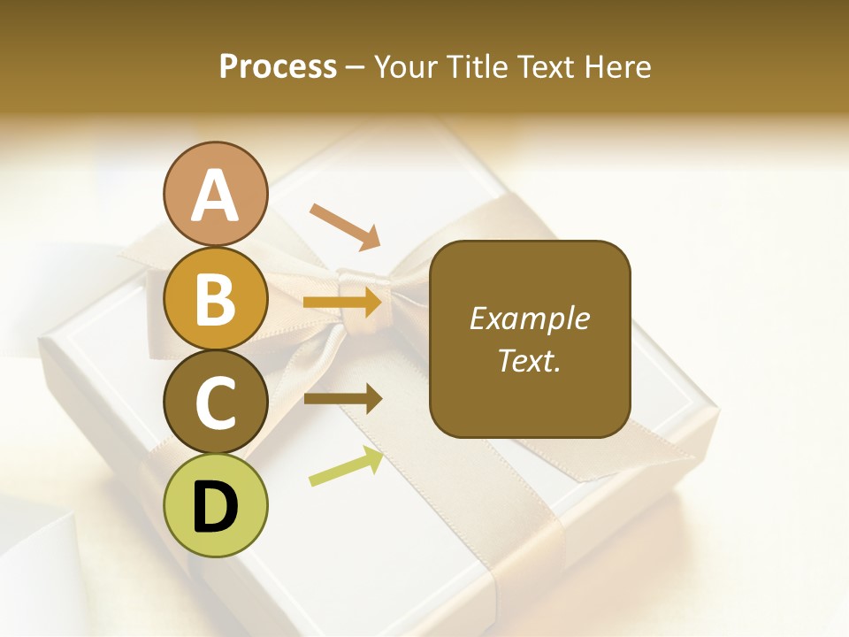 Symbol Ribbon Romantic PowerPoint Template