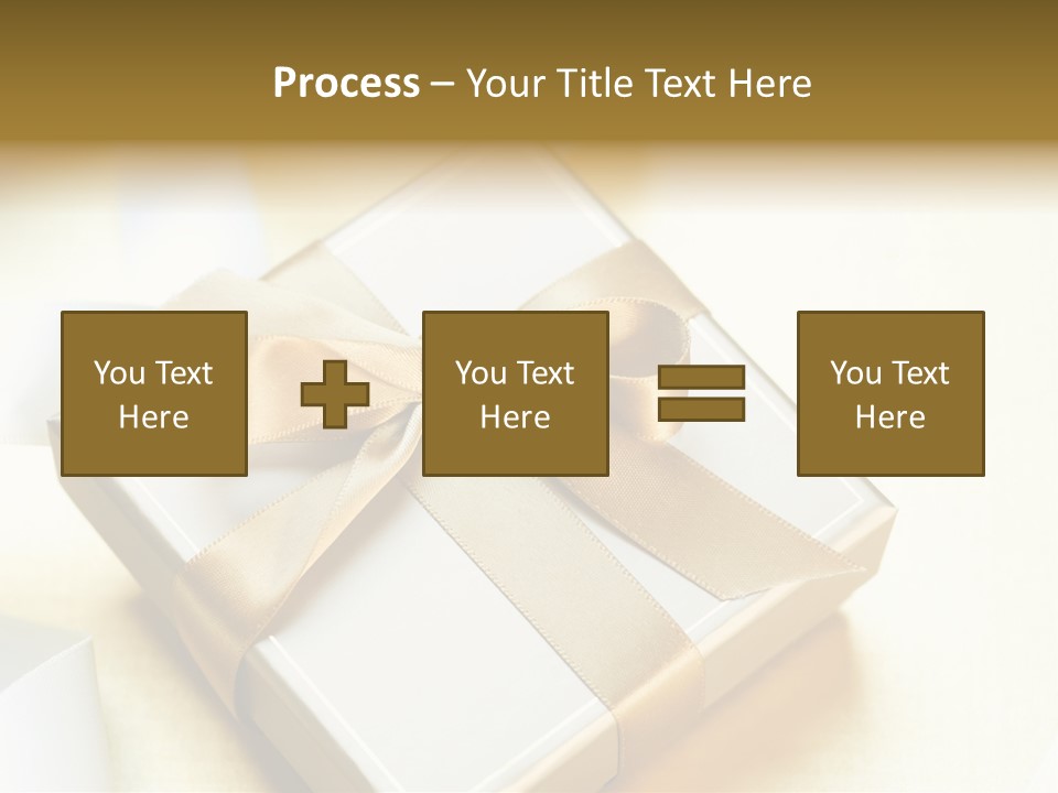 Symbol Ribbon Romantic PowerPoint Template