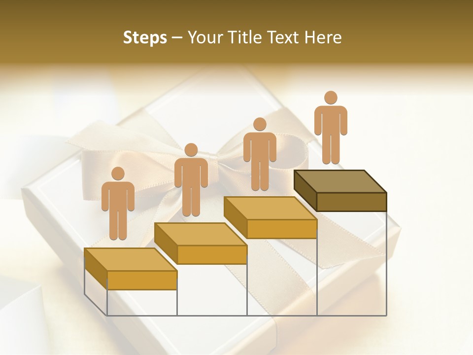 Symbol Ribbon Romantic PowerPoint Template