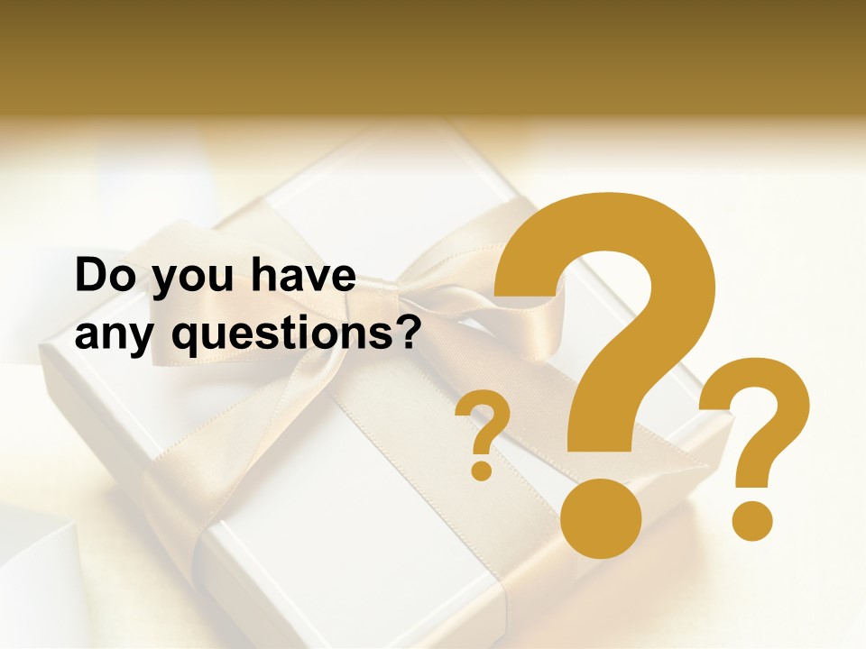 Symbol Ribbon Romantic PowerPoint Template