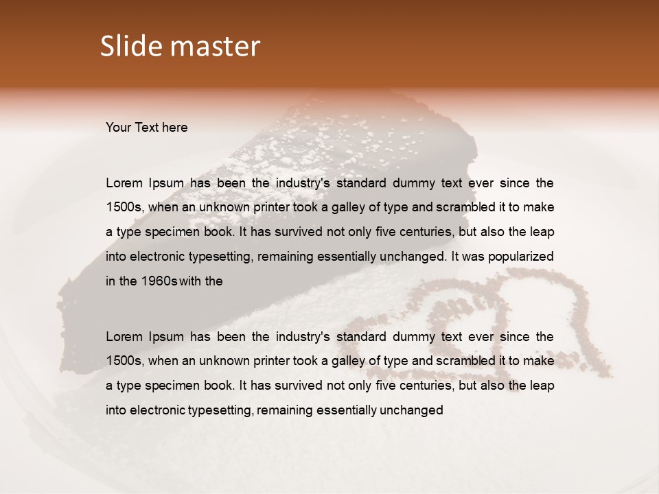 Nemesis Chocolate PowerPoint Template