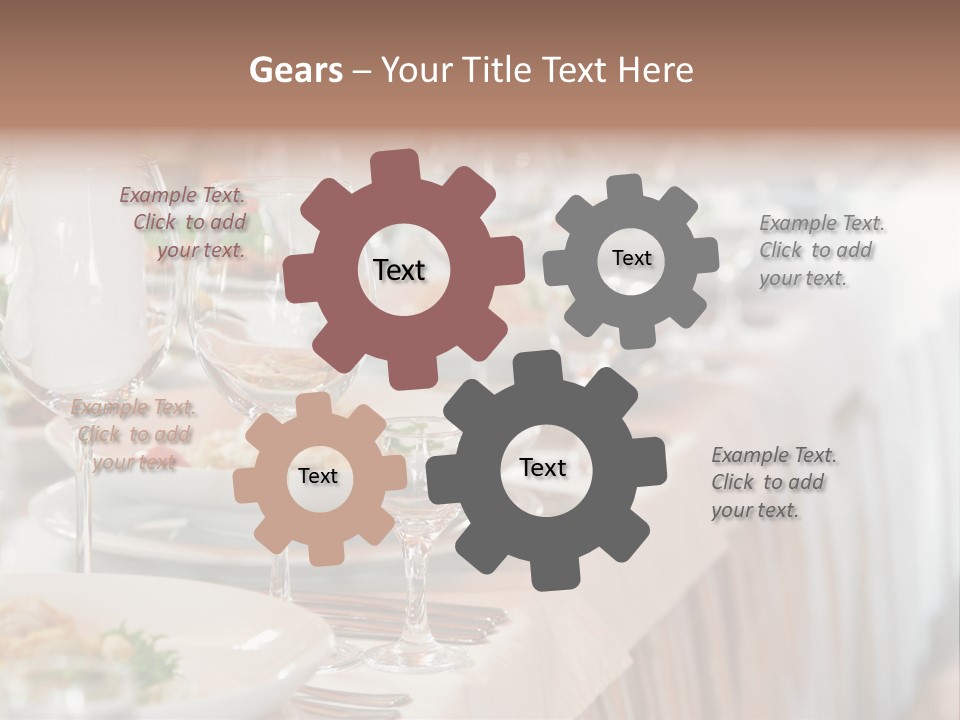 Catering Stock PowerPoint Template