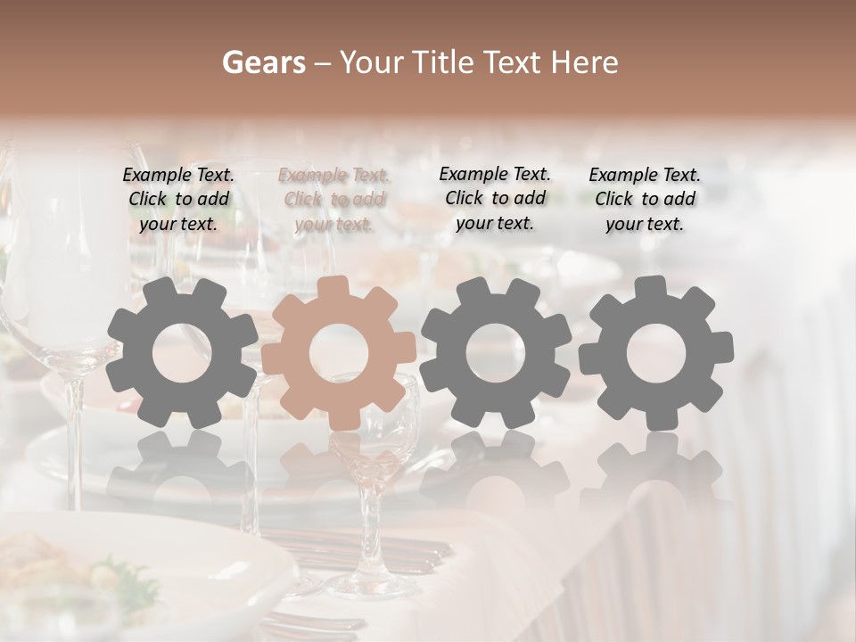 Catering Stock PowerPoint Template