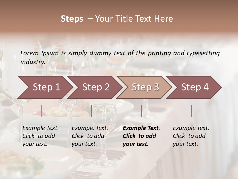 Catering Stock PowerPoint Template
