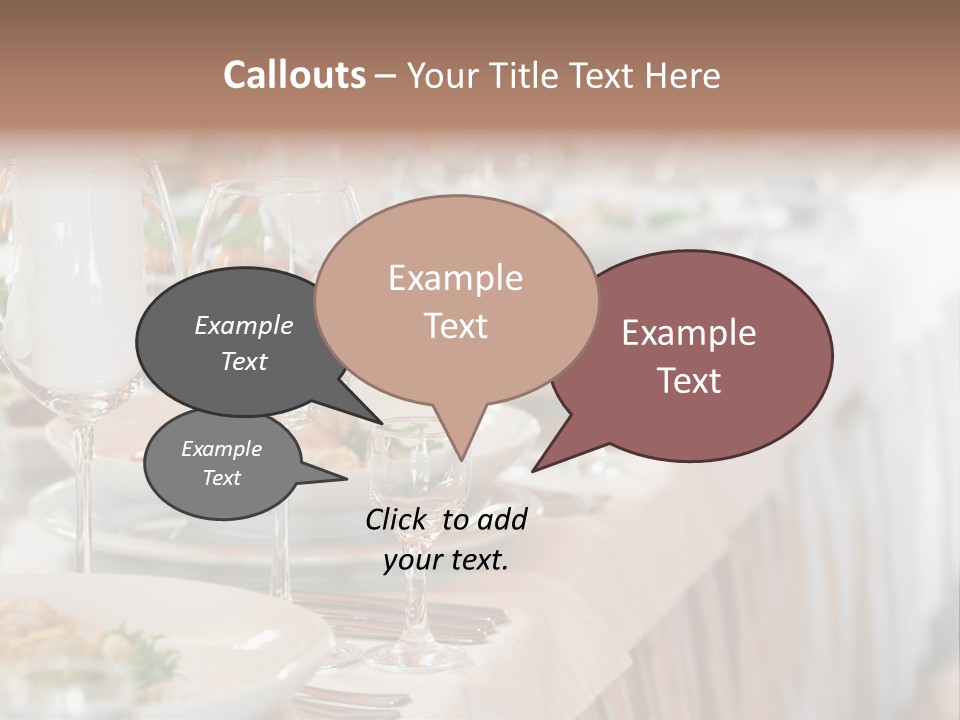 Catering Stock PowerPoint Template
