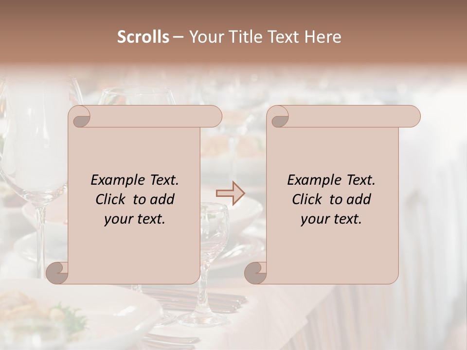 Catering Stock PowerPoint Template