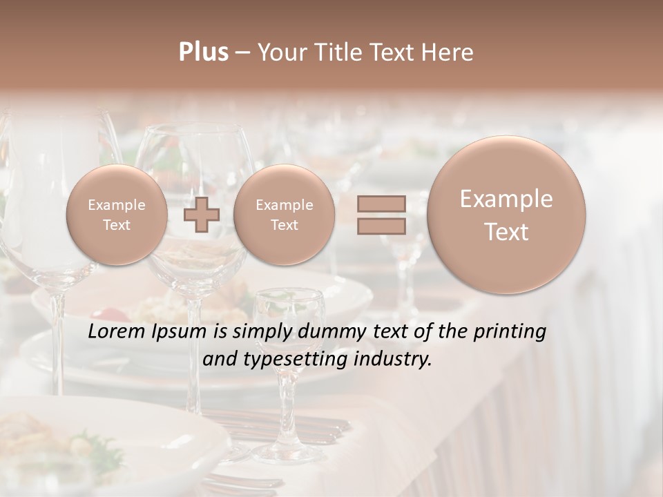 Catering Stock PowerPoint Template