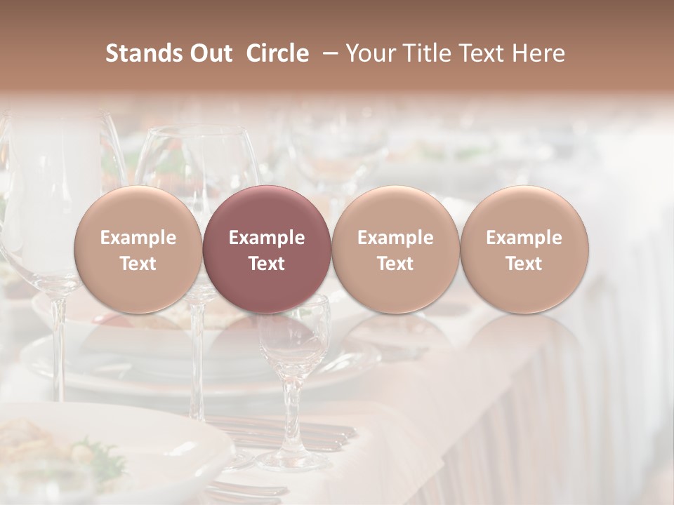 Catering Stock PowerPoint Template