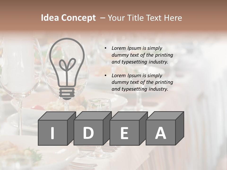 Catering Stock PowerPoint Template