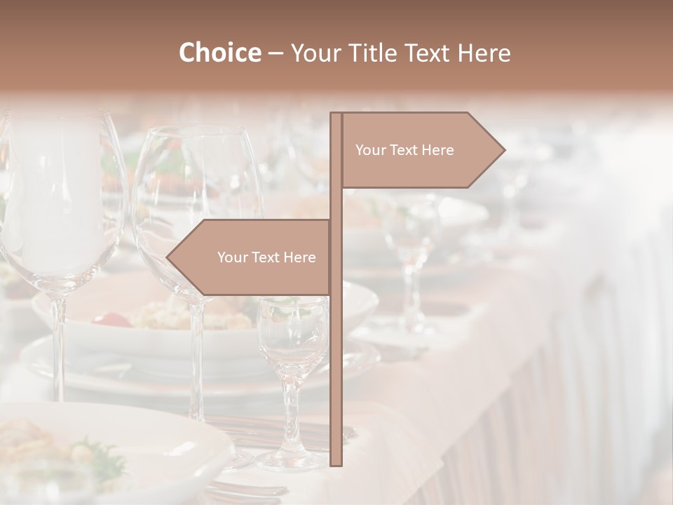 Catering Stock PowerPoint Template