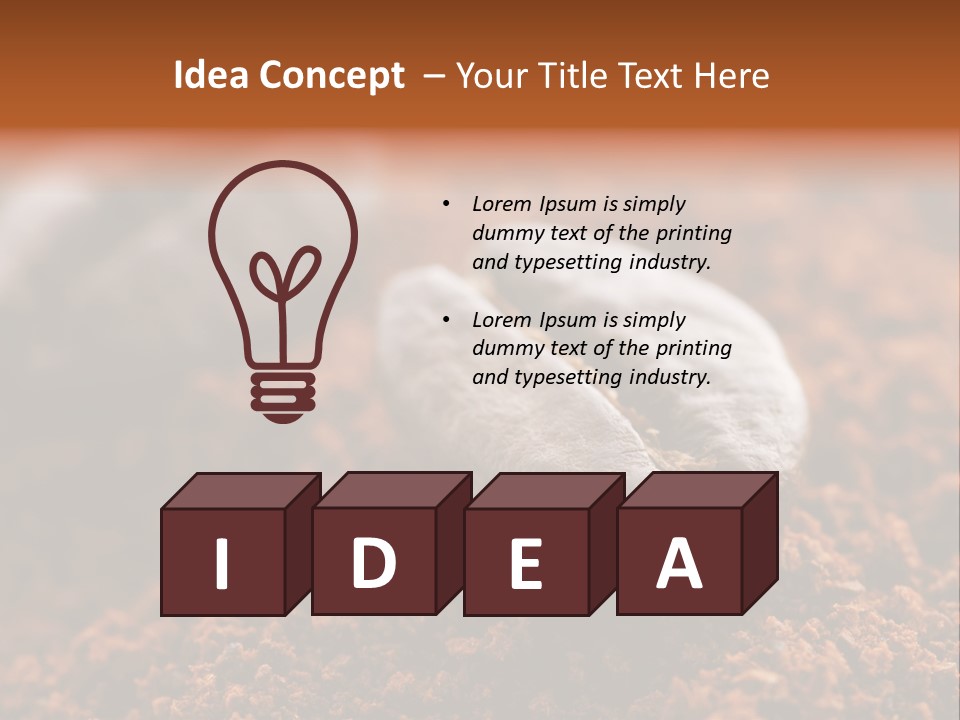 Kaffee Bild PowerPoint Template