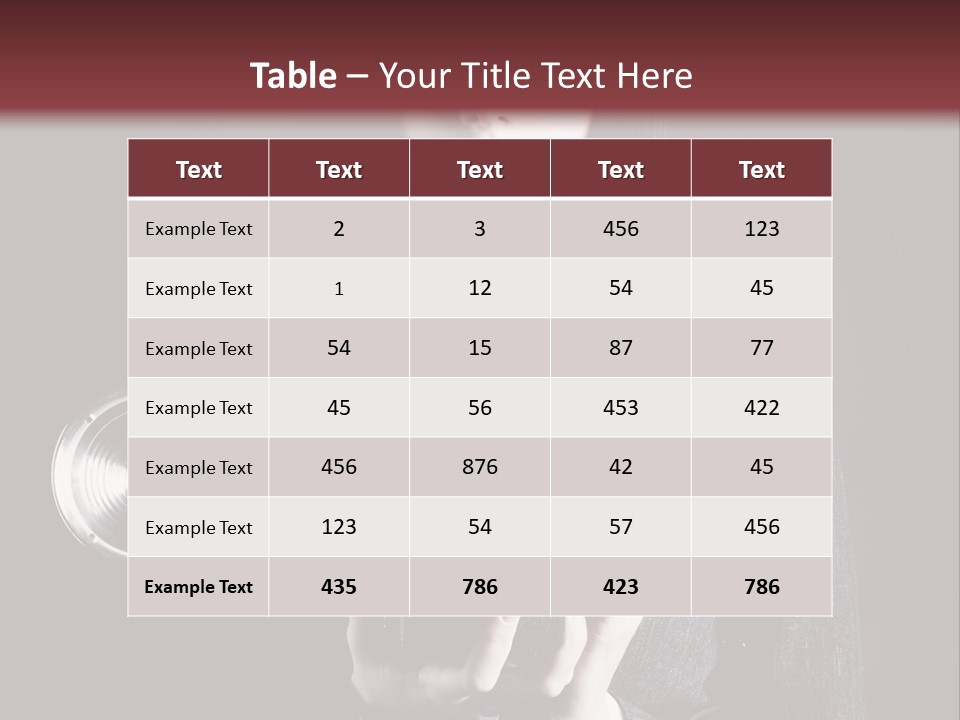 Vintage Retro Camera PowerPoint Template