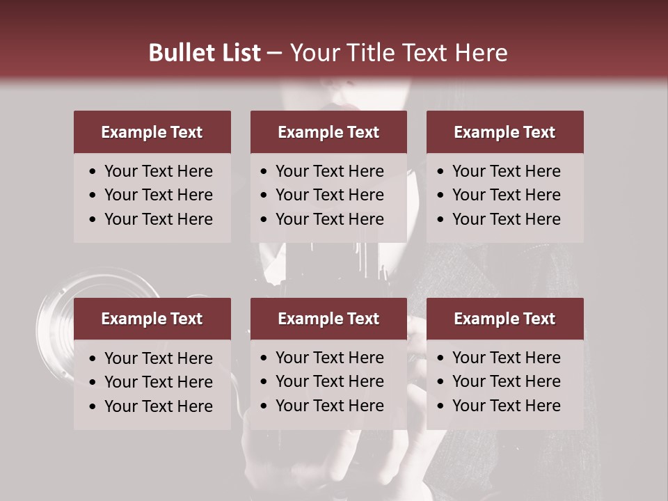 Vintage Retro Camera PowerPoint Template