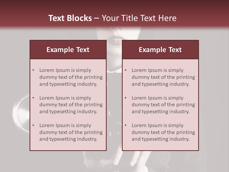 Vintage Retro Camera PowerPoint Template