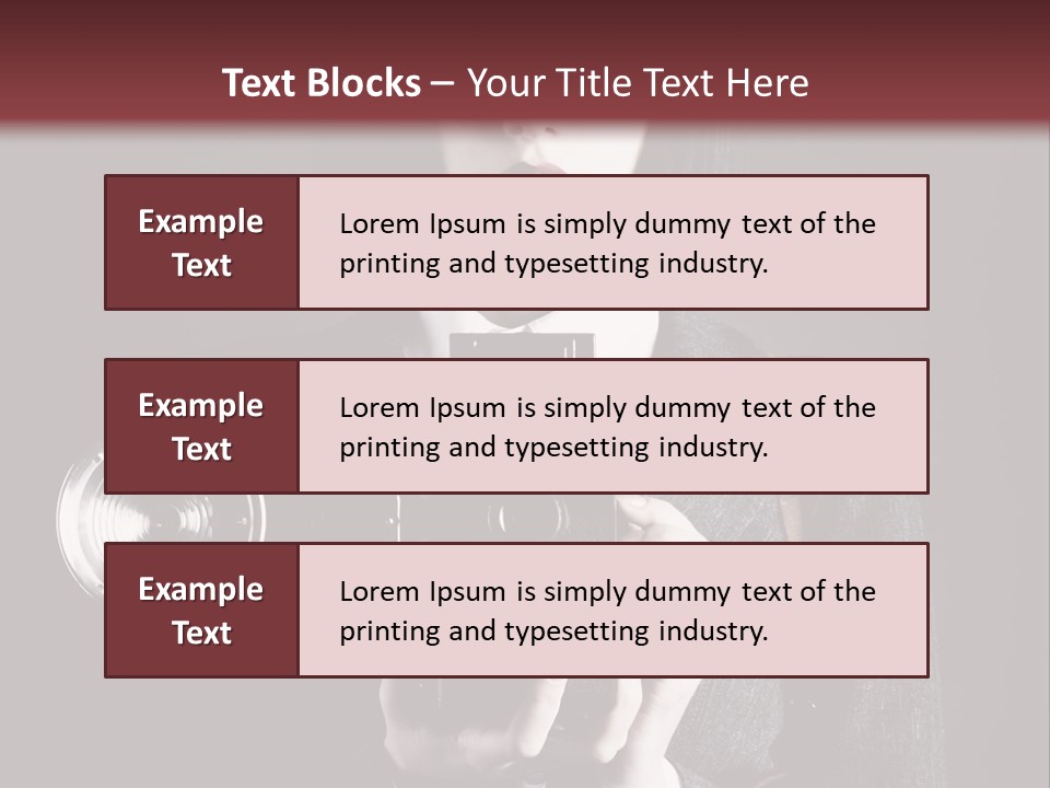 Vintage Retro Camera PowerPoint Template