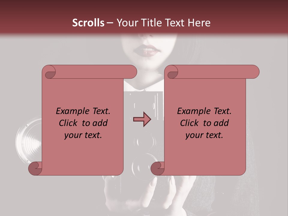 Vintage Retro Camera PowerPoint Template