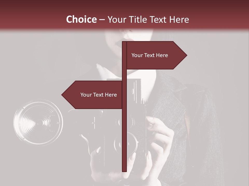 Vintage Retro Camera PowerPoint Template