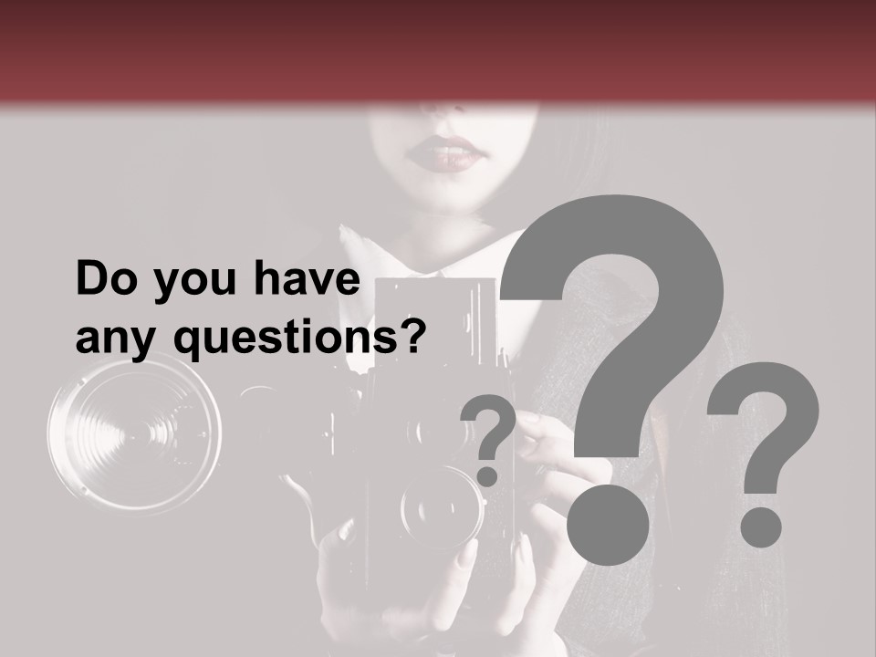 Vintage Retro Camera PowerPoint Template