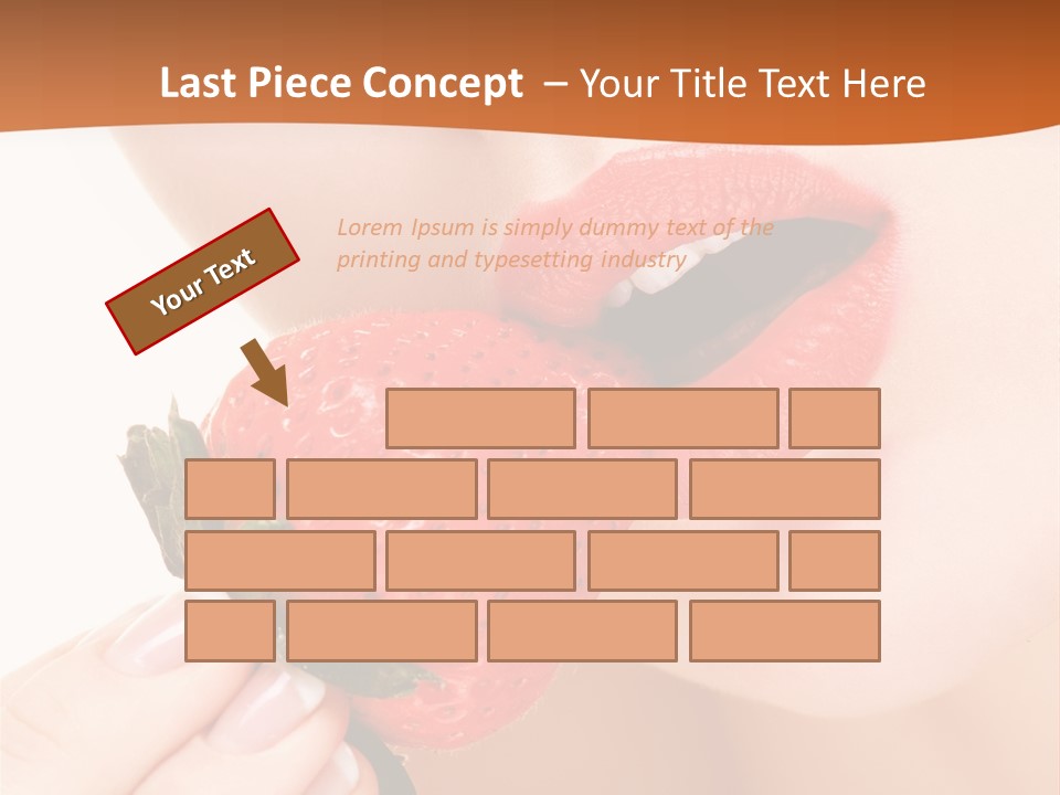 Industry Mouth Hand PowerPoint Template