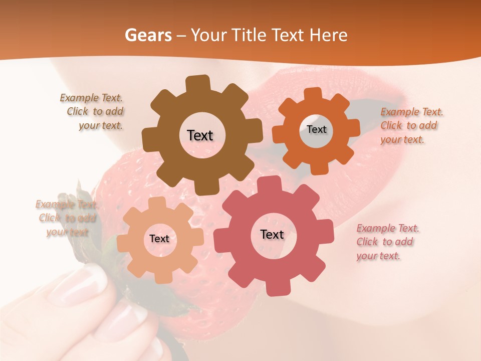 Industry Mouth Hand PowerPoint Template