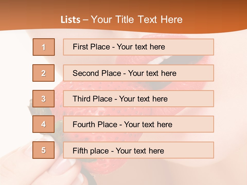 Industry Mouth Hand PowerPoint Template