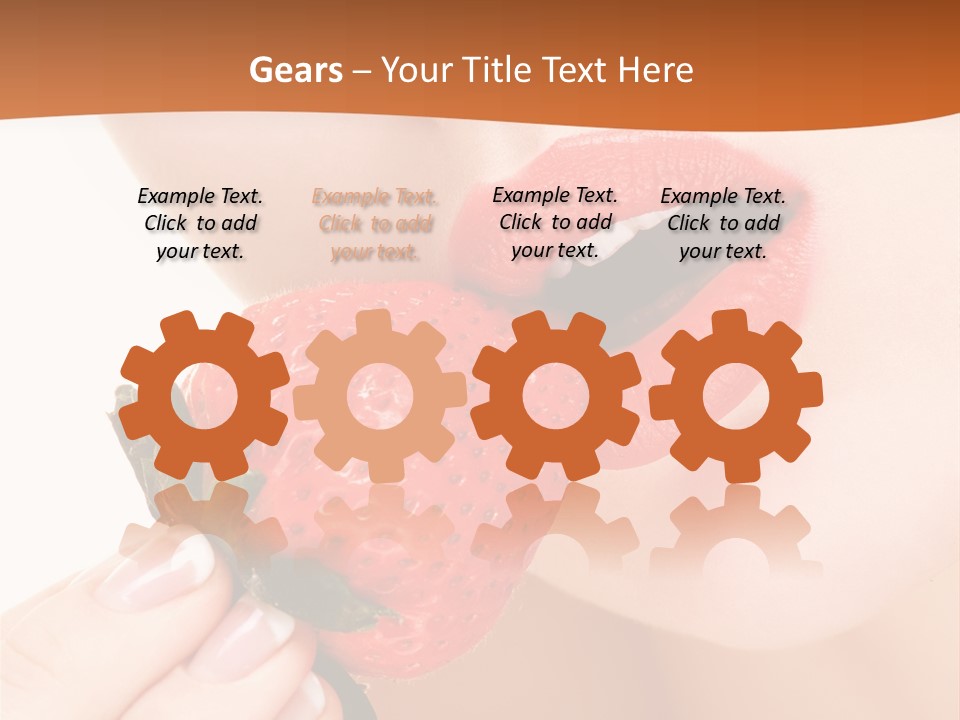 Industry Mouth Hand PowerPoint Template