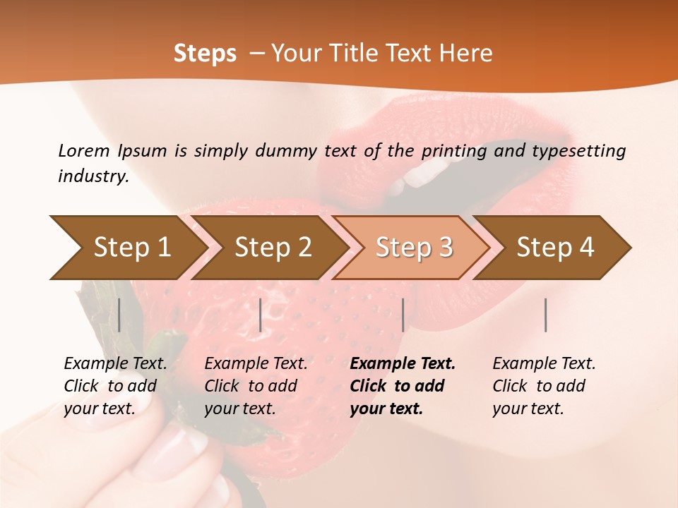 Industry Mouth Hand PowerPoint Template