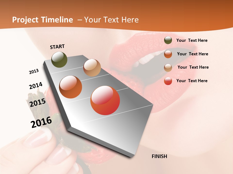 Industry Mouth Hand PowerPoint Template