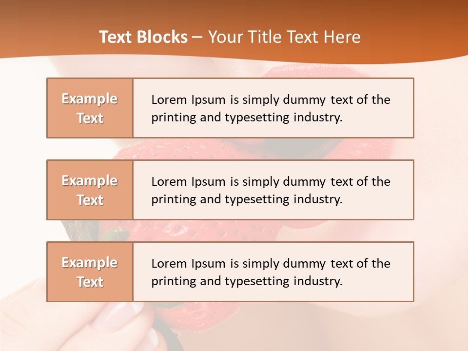 Industry Mouth Hand PowerPoint Template