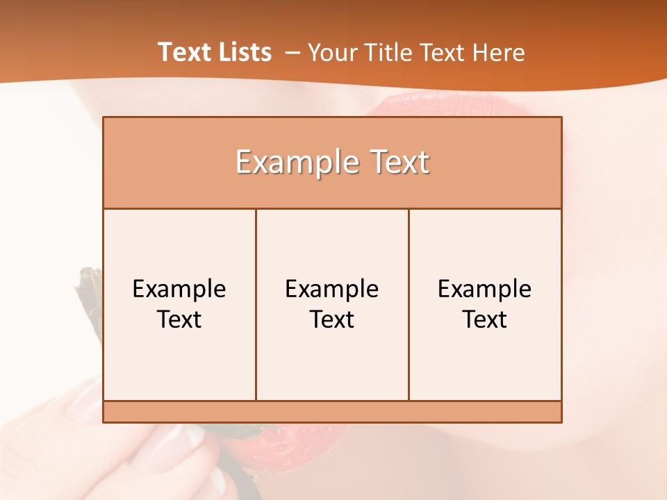 Industry Mouth Hand PowerPoint Template