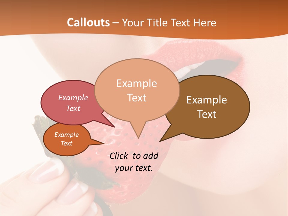 Industry Mouth Hand PowerPoint Template