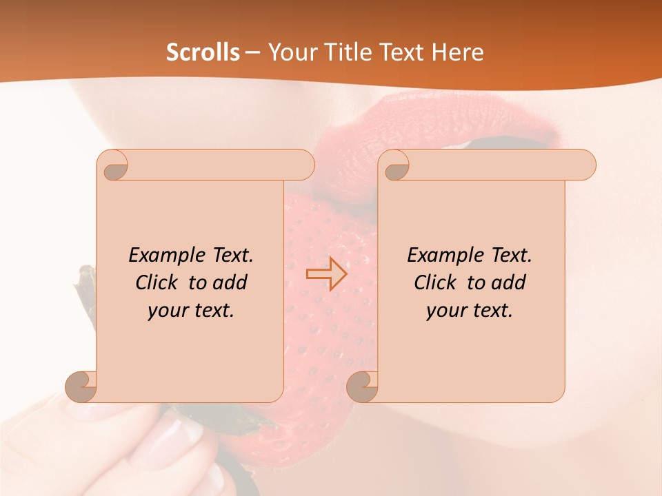 Industry Mouth Hand PowerPoint Template