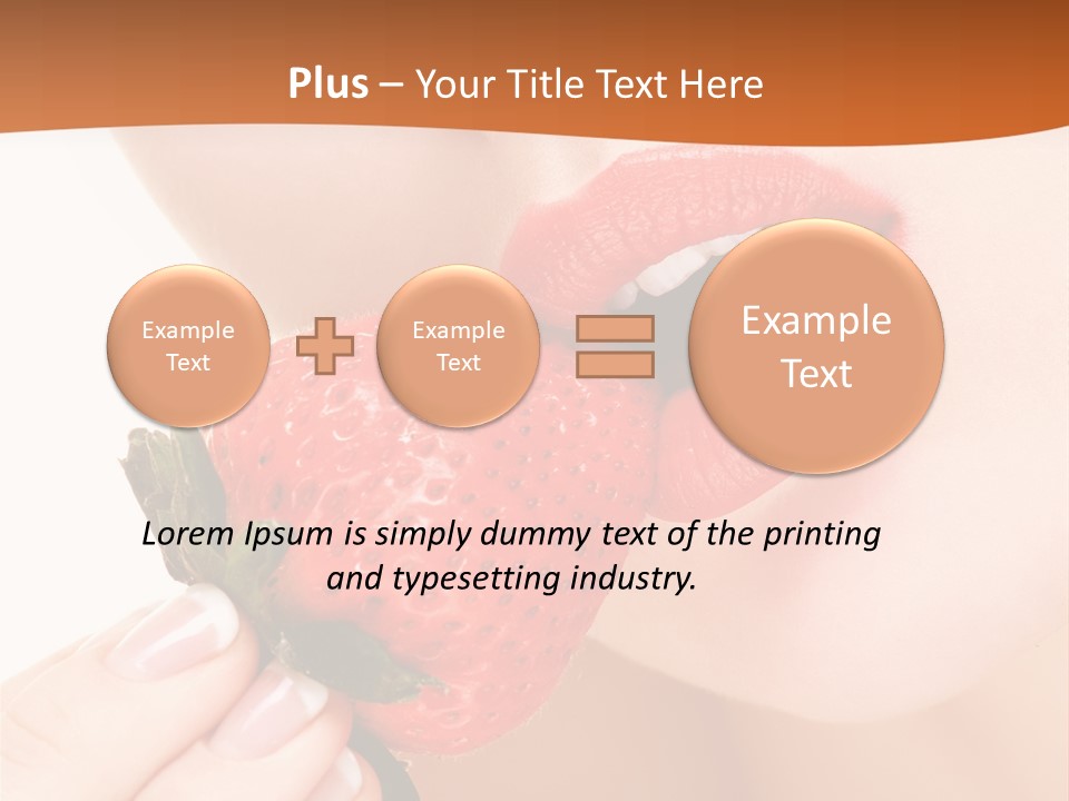 Industry Mouth Hand PowerPoint Template