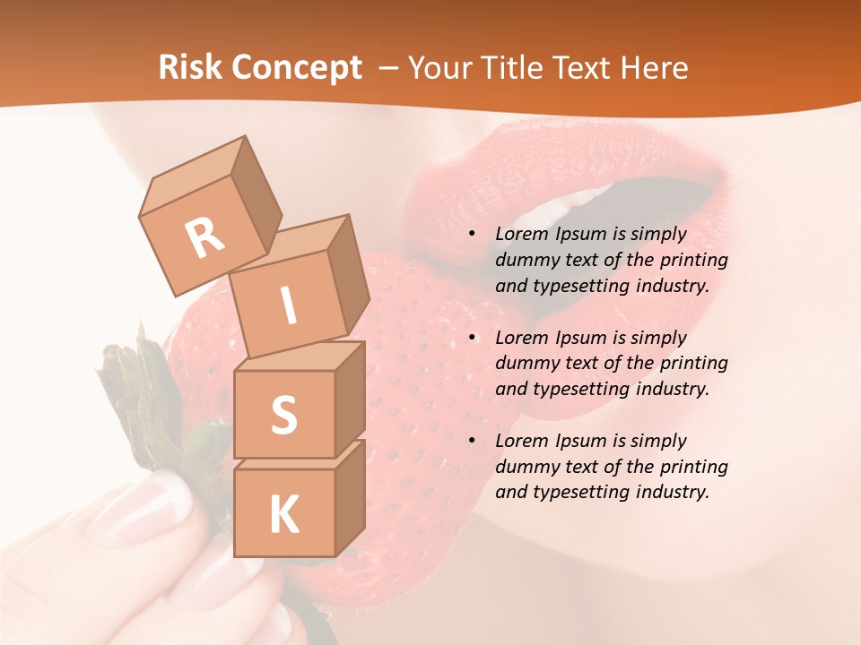 Industry Mouth Hand PowerPoint Template