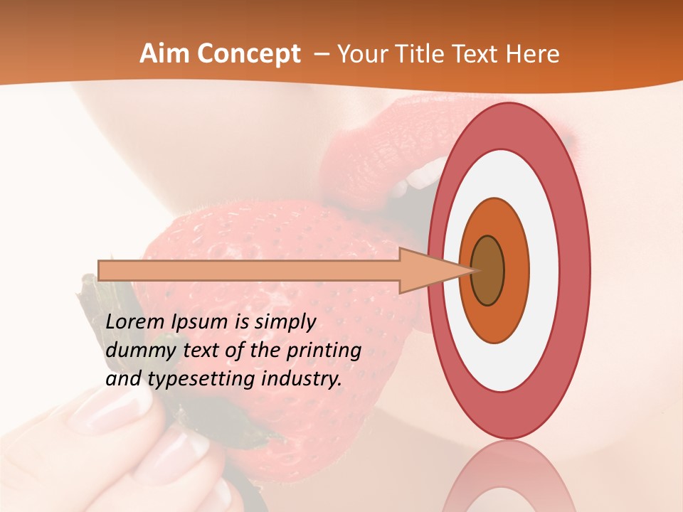 Industry Mouth Hand PowerPoint Template