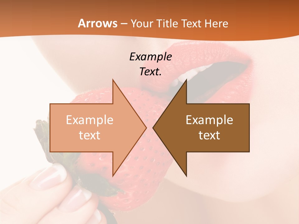 Industry Mouth Hand PowerPoint Template