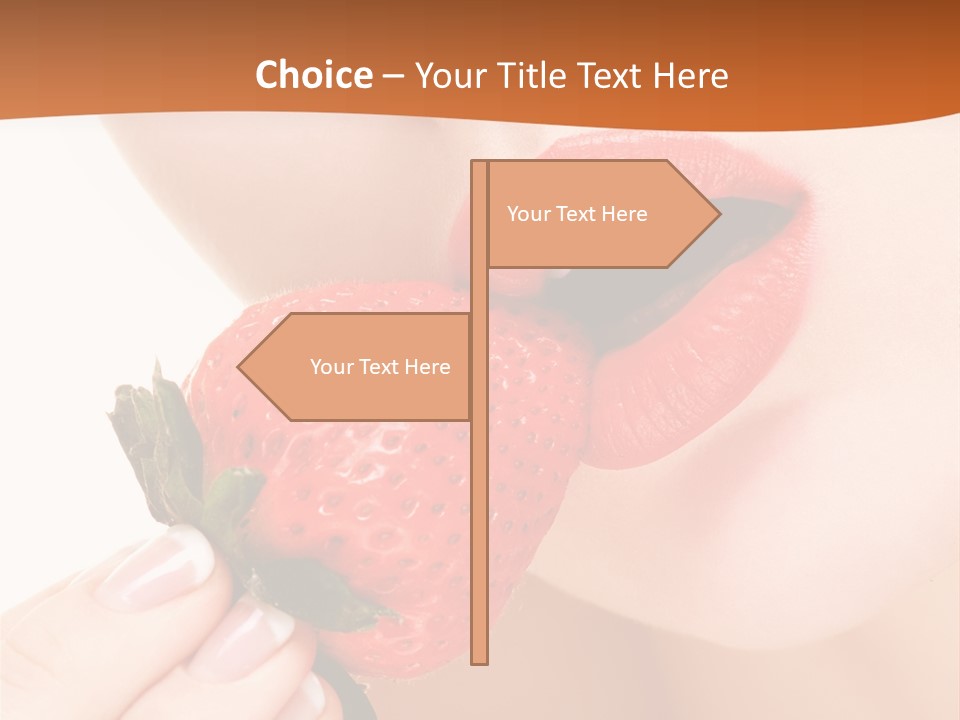 Industry Mouth Hand PowerPoint Template