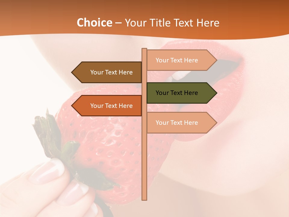 Industry Mouth Hand PowerPoint Template