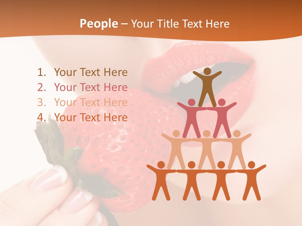 Industry Mouth Hand PowerPoint Template