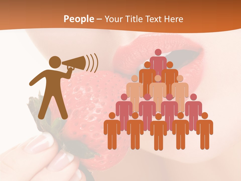 Industry Mouth Hand PowerPoint Template