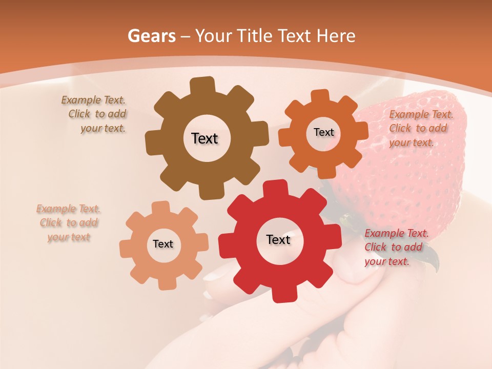 Beautiful Red Lips PowerPoint Template