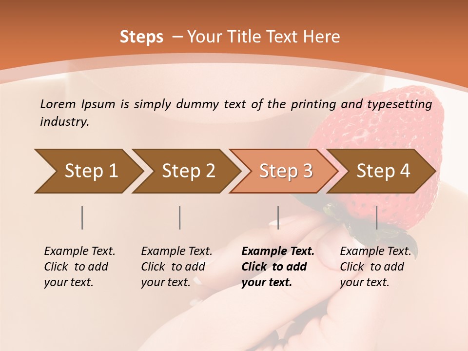 Beautiful Red Lips PowerPoint Template
