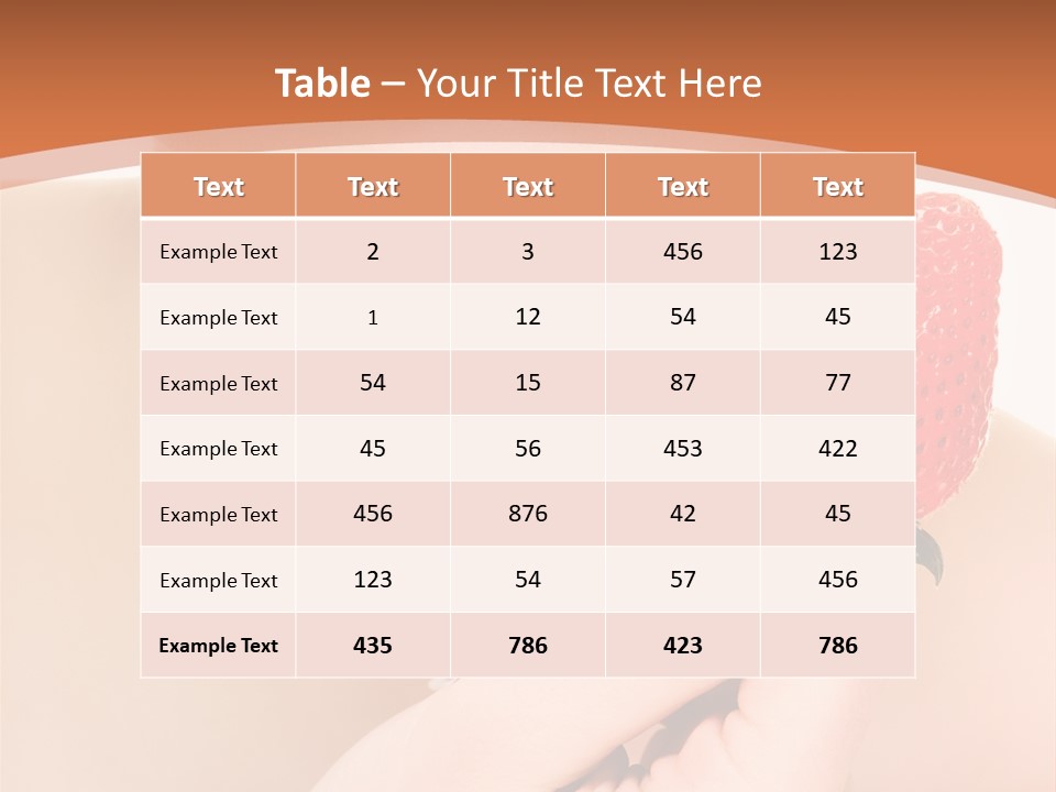 Beautiful Red Lips PowerPoint Template