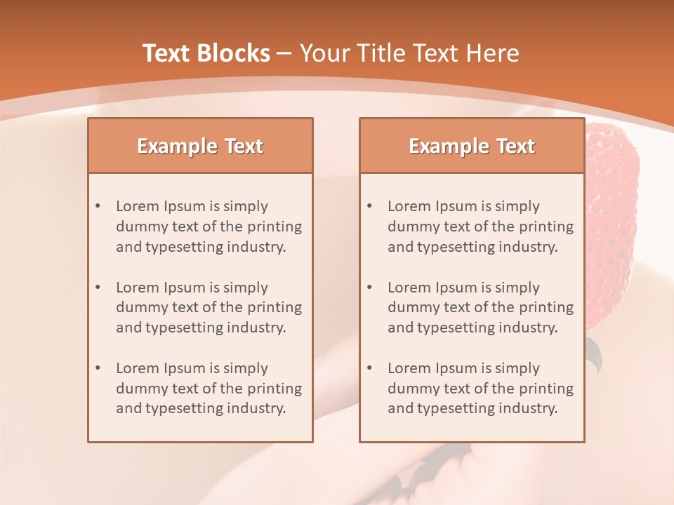 Beautiful Red Lips PowerPoint Template