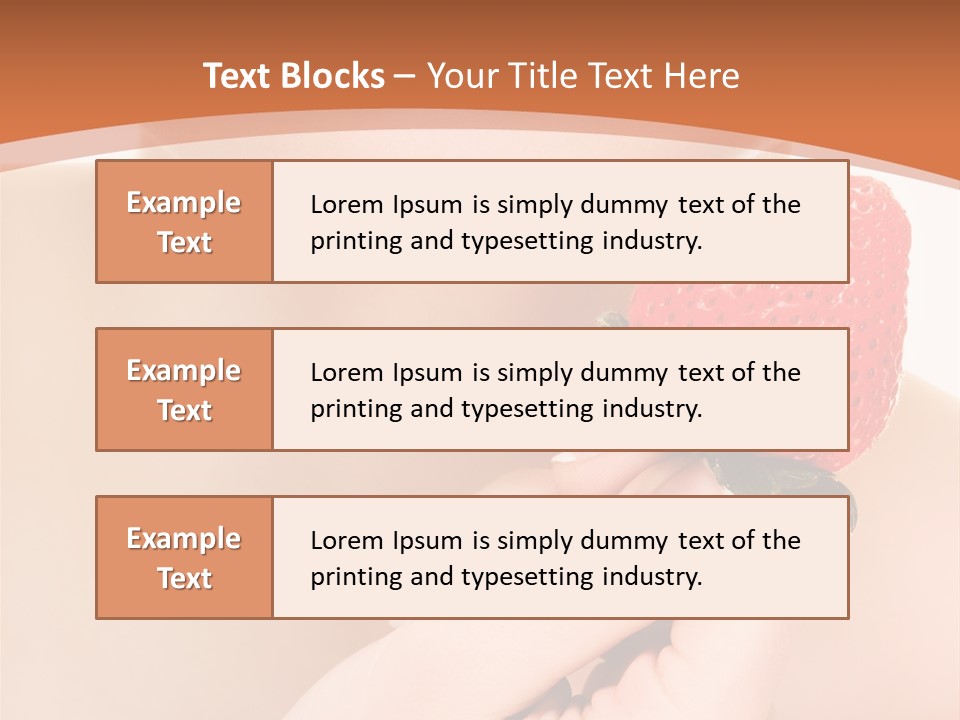 Beautiful Red Lips PowerPoint Template