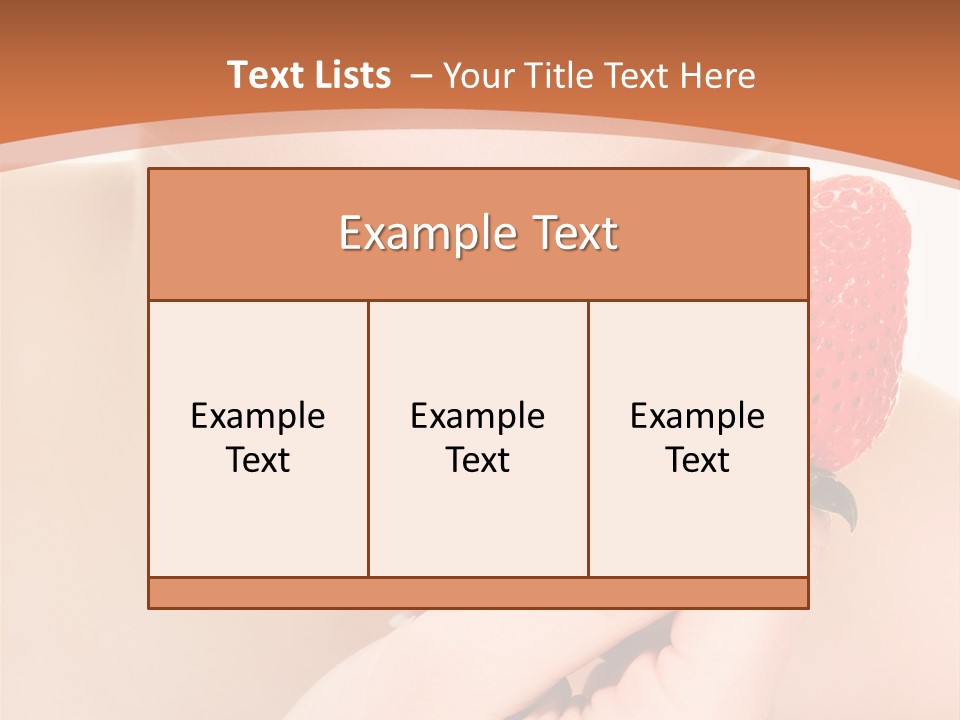 Beautiful Red Lips PowerPoint Template