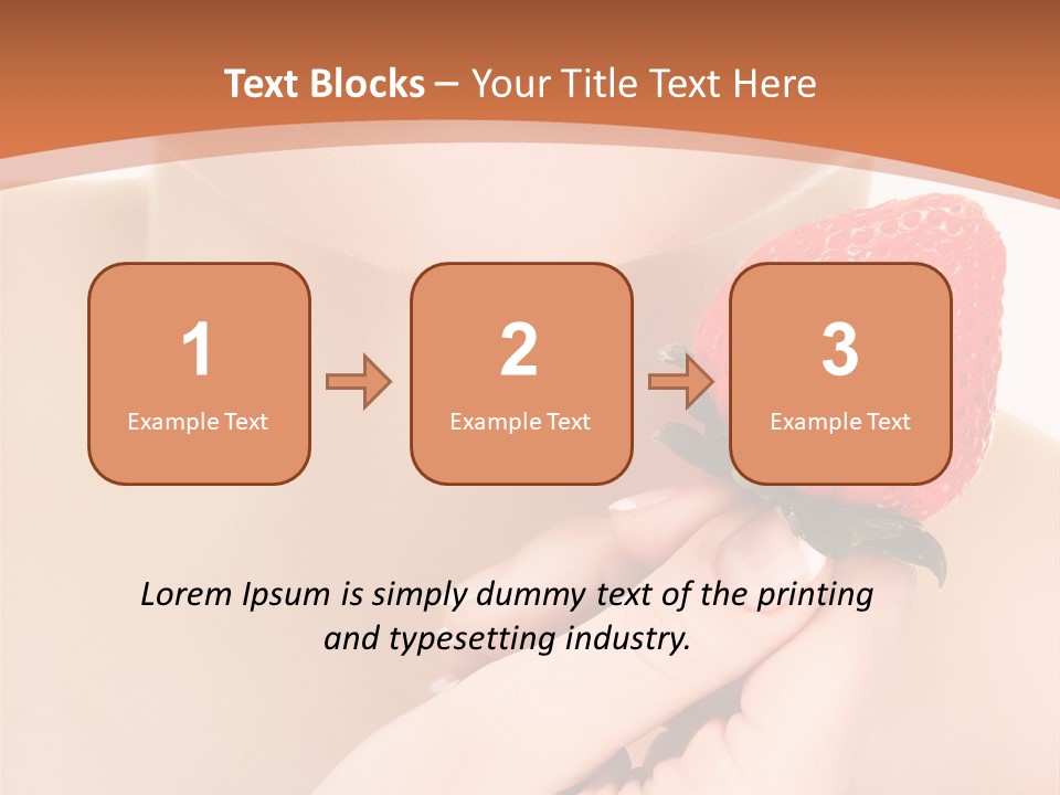 Beautiful Red Lips PowerPoint Template