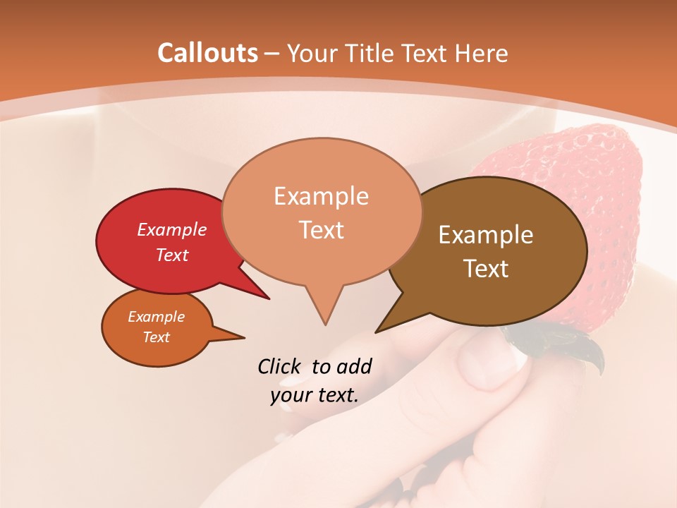 Beautiful Red Lips PowerPoint Template